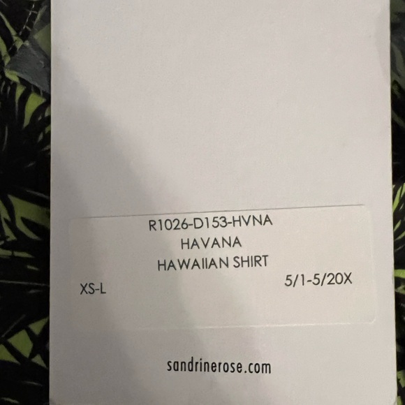 Sandrine Rose x Free People Hawaiian Pearl Snap Palm Cali Havana Shirt. Size S I - Picture 5 of 6